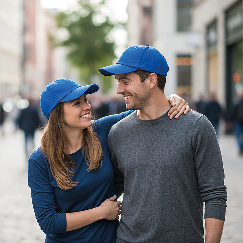 Kepuraitė su logotipu | Unisex medvilninė kepurė su siuvinėjimu arba odine etikete