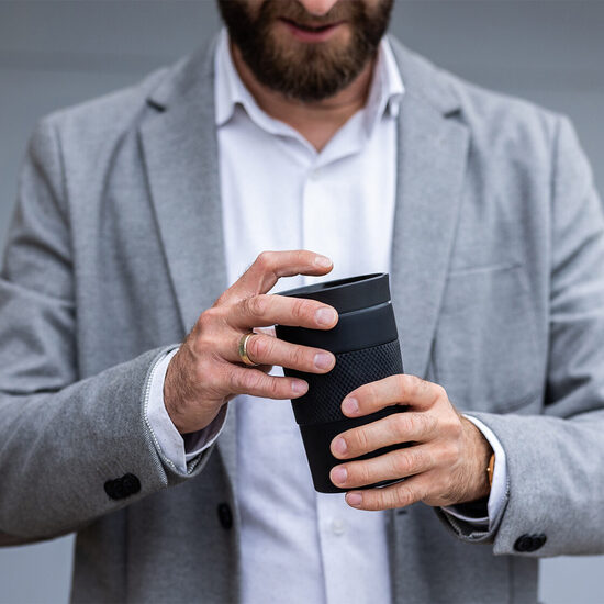 Termo puodeliai su logotipu | Kelioniniai termo puodeliai