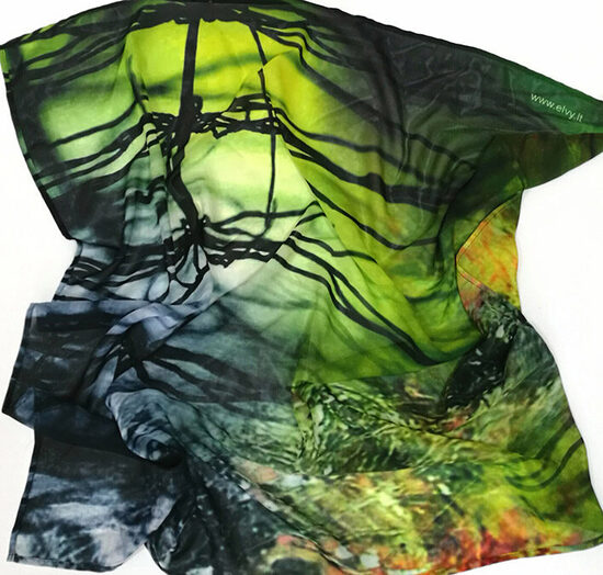 Skarelės su spauda/šilkinės skarelės/medvilninės skarelės/poliesterio skarelės 