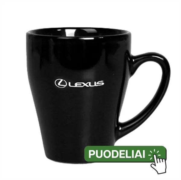 Puodeliai su logotipu